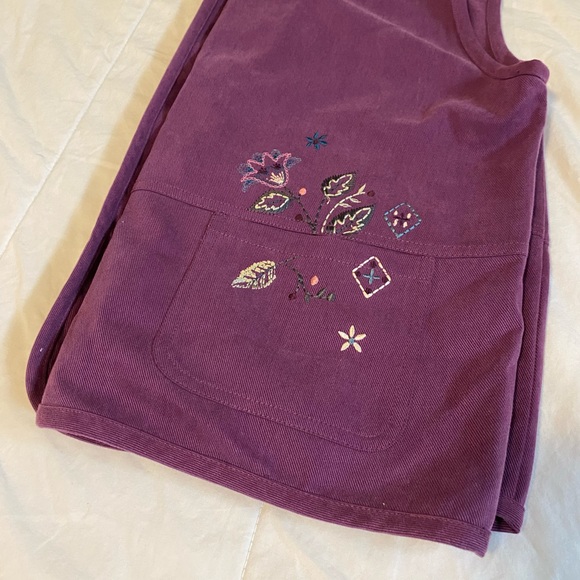 Unique Purple Embroidered Vest - Picture 4 of 8